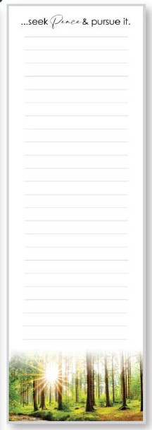 Peaceful Sunlight - Magnetic List Pad - by Heartwarming Thoughts