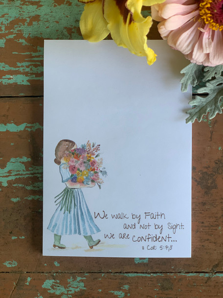 "We Walk by Faith and Not by Sight" Sticky Notes by Windfall Creek