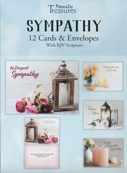 KJV Boxed Cards -Sympathy, Candles 2