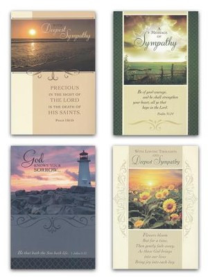 KJV Boxed Cards -Sympathy, In His Comfort by Faithfully Yours