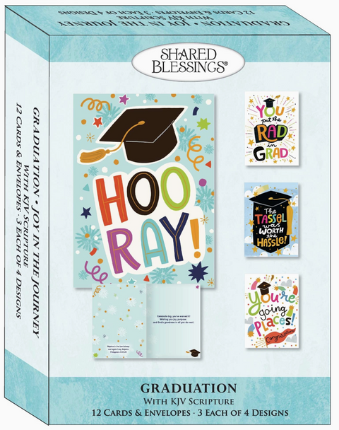 KJV Boxed Cards - Graduation, Joy in the Journey by Shared Blessings