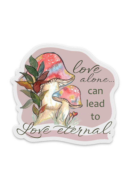 Love Alone Vinyl Sticker - by Windfall Creek