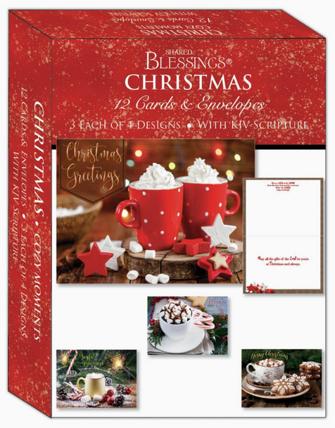 KJV Boxed Cards - Christmas, Cozy Moments by Shared Blessings