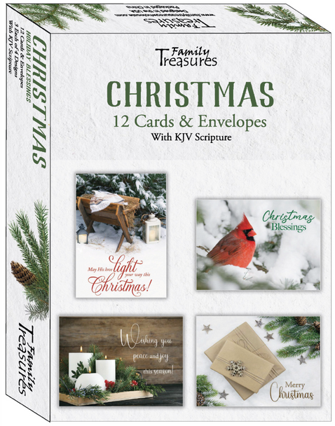 KJV Boxed Cards - Christmas, Holiday Blessings by Family Treasures