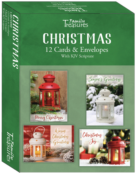 KJV Boxed Cards - Christmas, Lanterns by Family Treasures
