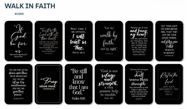 Walk in Faith - Set of 12 Kindness Cards by Heartwarming Thoughts