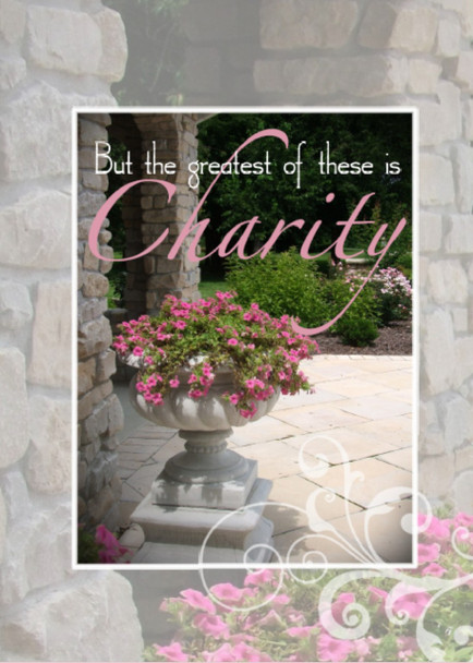 The Greatest is Charity - Wedding - KJV Scripture Greeting Card