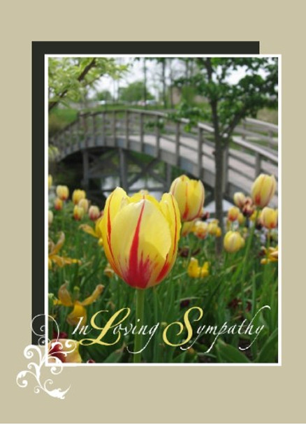 In Loving Sympathy - 5" x 7" KJV Greeting Card