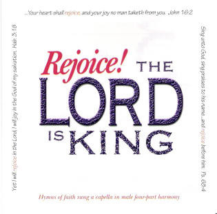 Rejoice The Lord Is King Cd By Apostolic Christian Men S Sing