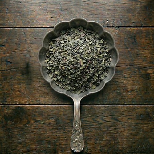 Bilberry Leaf Cut and Sifted Example