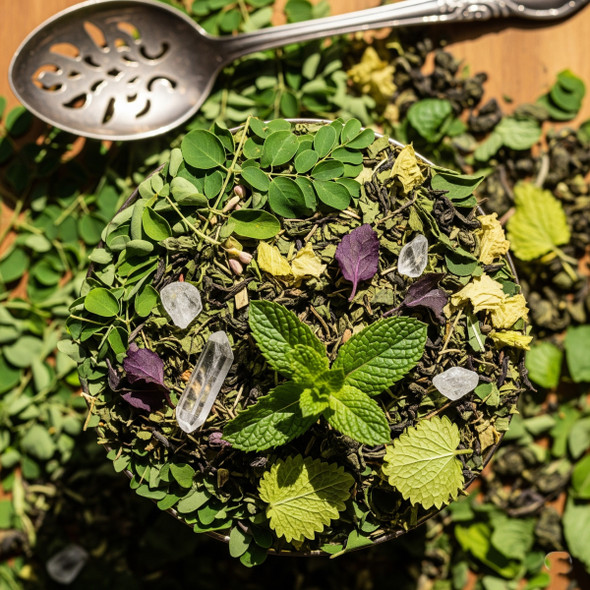 Moringa Tulsi Restorative Herbal Tea Ingredients