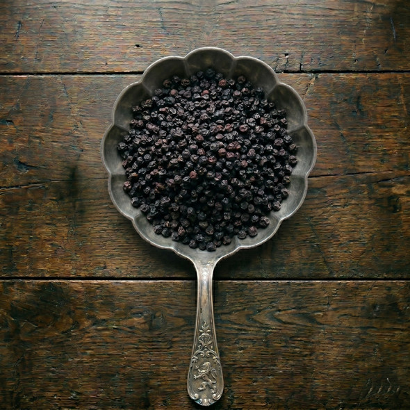 Whole Dried Elderberries Bulk Swatch Example
