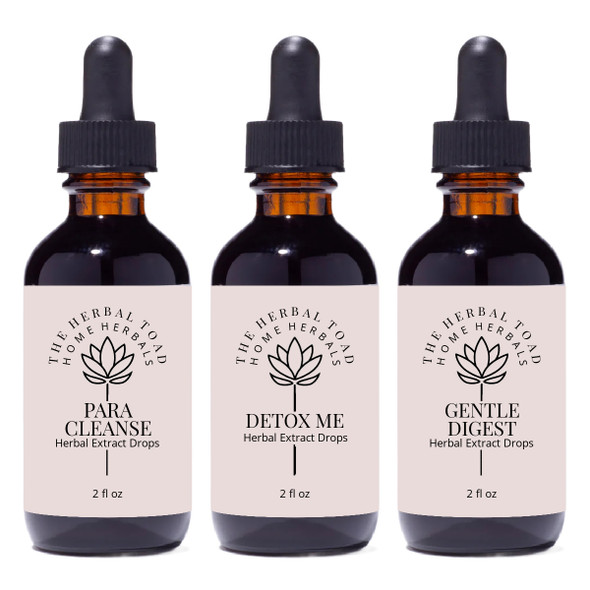 Para Flush Bundle with Para Cleanse, Detox Me, and Gentle Digest