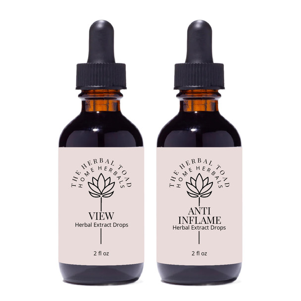 Dry Eye and Inflammation 2 Ounce Tincture Set