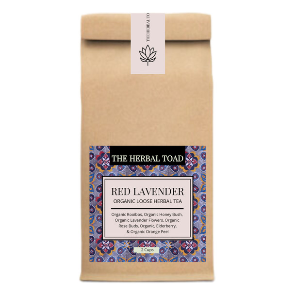 Red Lavender Tea 2 Cups Loose