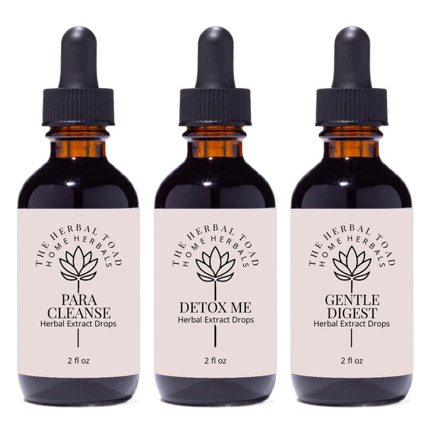 Para Flush Bundle with Para Cleanse, Detox Me, and Gentle Digest