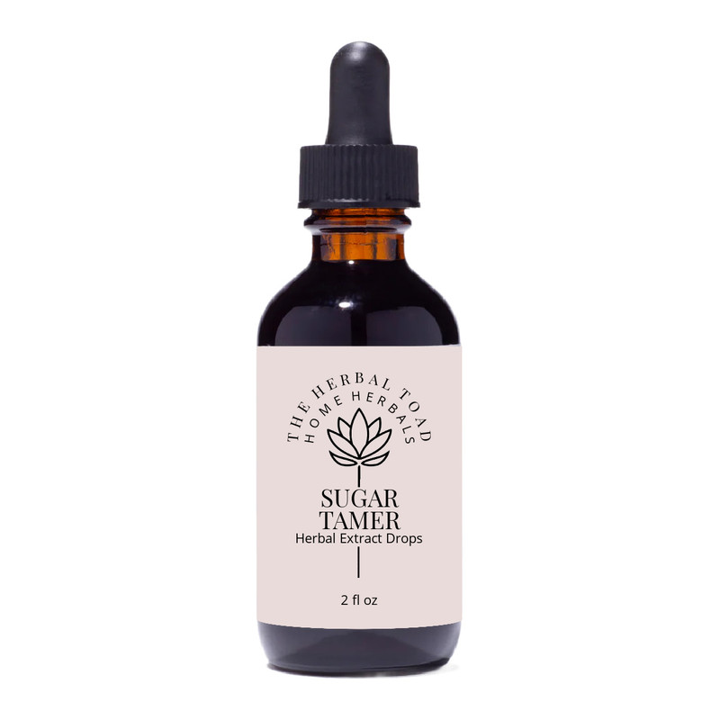 Sugar Tamer Herbal Tincture 2 Ounce Amber Dropper Bottle Sugar Tamer Herbal Tincture 2 Ounce Amber Dropper Bottle