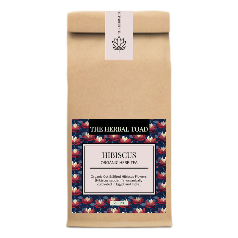 Hibiscus Flower Herbal Tea Benefits 2 Cups Loose Leaf Bulk Bag