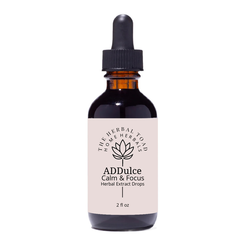 ADDulce Calm & Focus Herbal Tincture 2 ounce bottle