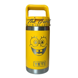 Spongebob Laser Engraved Yeti Rambler JR