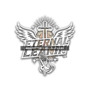 Eternal Leanin - Cross w/ Wings