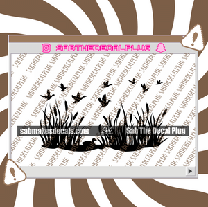 Duck Flock Scene