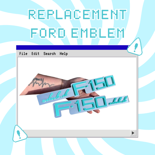 Ford F-150 Custom Emblems Set