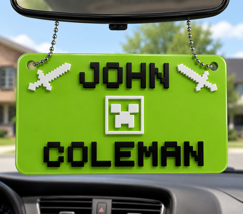 Minecraft Car Rider Sign
