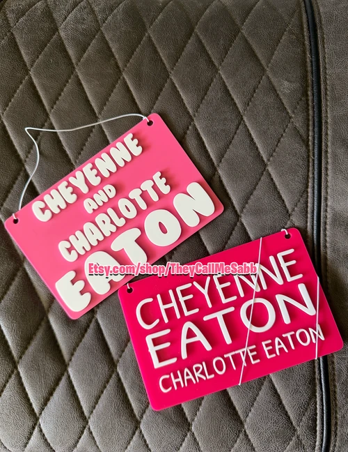 Name Only Car Rider Sign