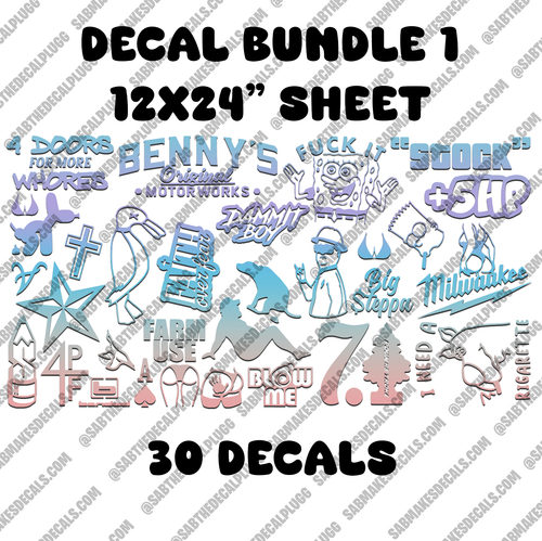 Decal Bundle Sheet 1 (30 decals)