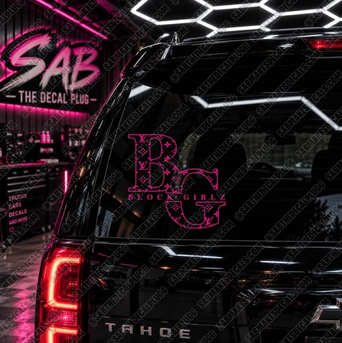 Block Girlz - BG with LV and Words
