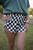 Black and White Checker Shorts