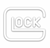 Glock - White - 6"
