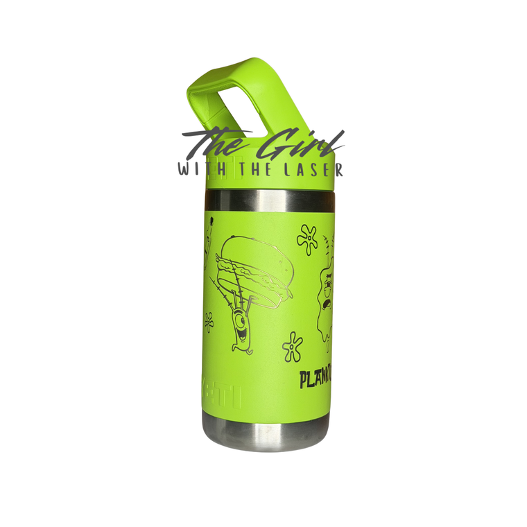 Plankton Laser Engraved Yeti Rambler JR