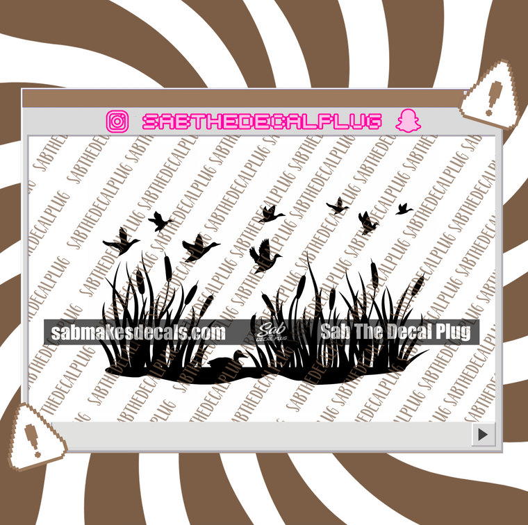 Duck Flock Scene