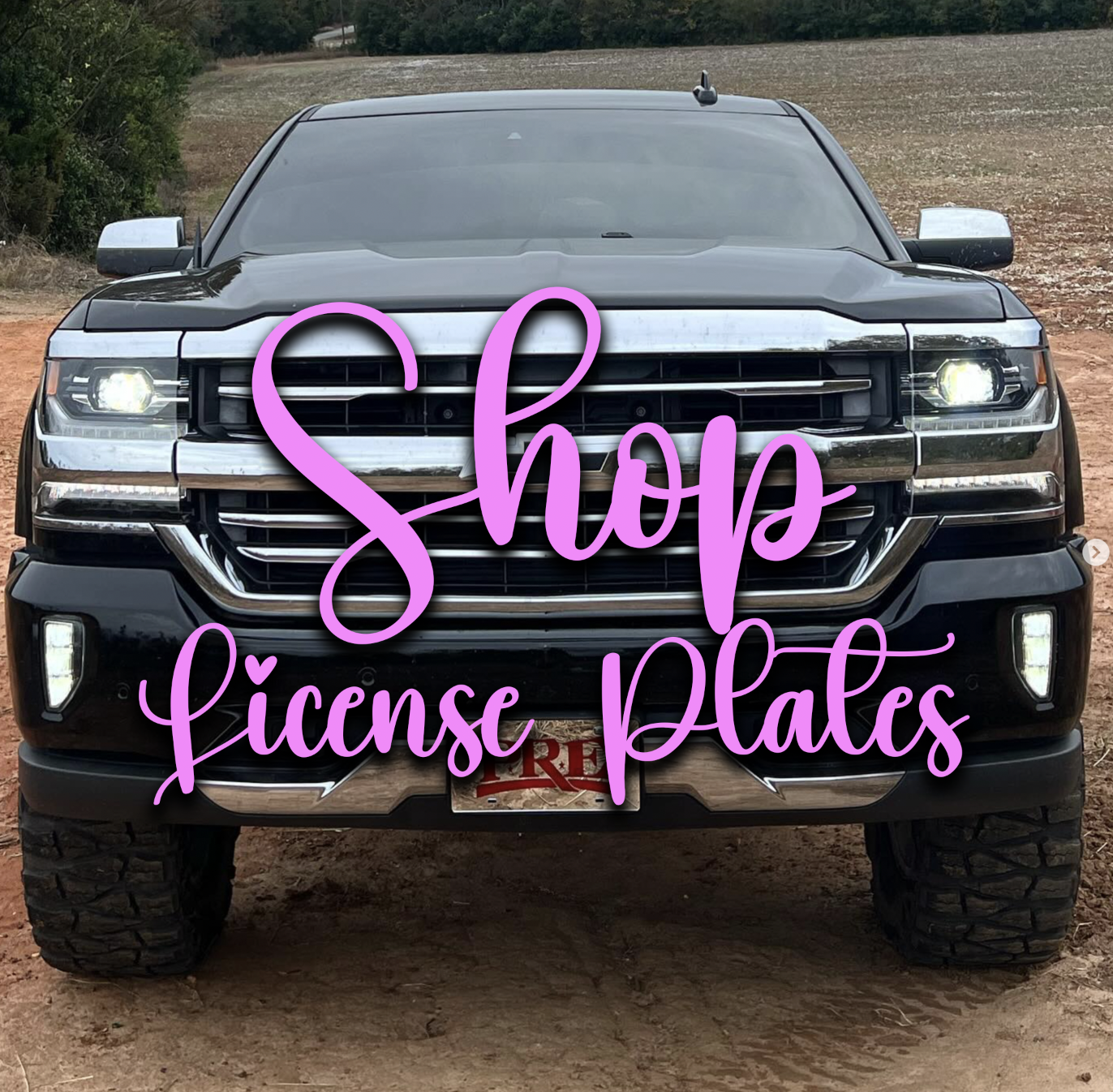 Shop License Plates