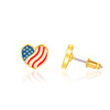 Girl Nation Girl Nation Heart of the USA Stud Earrings