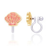 Girl Nation Seashell Clip On Earrings