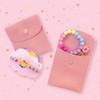 Girl Nation Charming Whimsy Bracelets with pink jewelry gift pouches