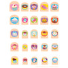 25 Sweet Shop nail decals with cupcakes, donuts, ice cream and candy