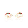 Cloud Luvs Rainbow Stud Earrings