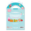Back of Girl Nation Sweet Shop Stick-On Earrings gift package
