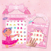 Pretty Ballerinas Cutie Stick-On Earrings and Lil' Fingers Nail Art
