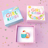 Girl Nation Cupcake Cutie ring with colorful jewelry gift box