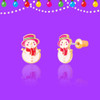 Snowman Winter Earrings