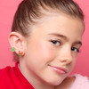 Girl Nation Reindeer Stud Earrings on Girl Girl Nation Reindeer Stud Earrings on Girl