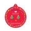 Christmas Tree Earrings on Ornament Card
