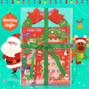 Girl Nation Holly Jolly Christmas Stick-On Earring and Nail Sticker Gift Set