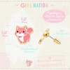 Size and details of Girl Nation  Corgi Hypoallergenic Earrings