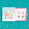 Delightful Duet Santa & Christmas Tree Earring Gift Set